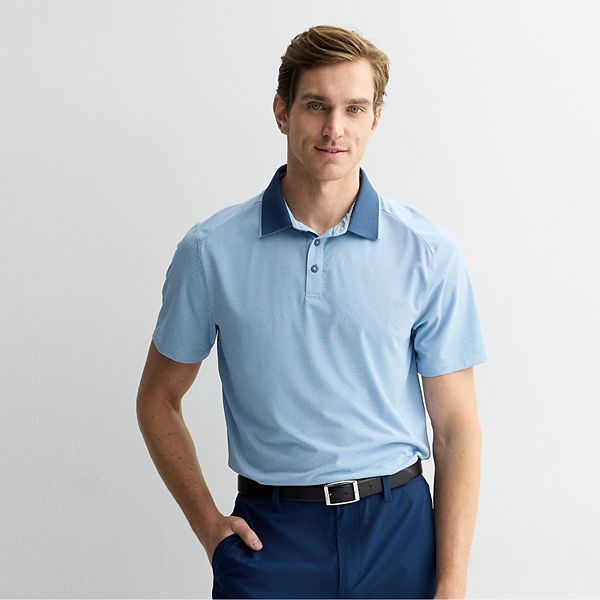 

Мужская поло для гольфа с фактурой Flx, Pelican Blue