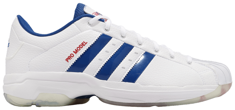 

Кроссовки adidas Pro Model 2G Low 'White Royal Blue', белый