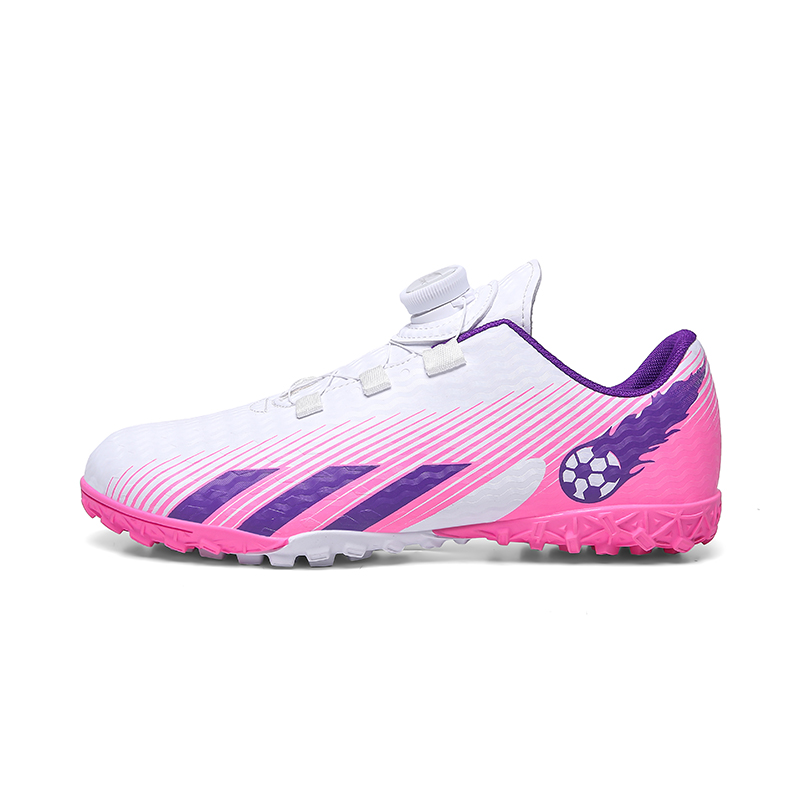 Амортизирующие, износостойкие, быстросохнущие футбольные бутсы Unisex White Pink Kinglake
