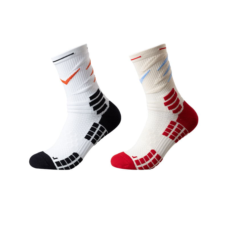 

Баскетбольные носки мужские, 3 пары B&C.Room, 3 Pack (Black+Dark Gray+Orange)