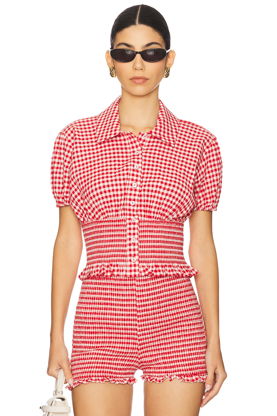 

Топ "Marianna Gwen" от L'Academie, red & white