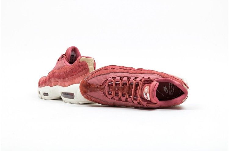 Кроссовки Nike Wmns Air Max 95 Premium 'Light Redwood', красный — фото 3