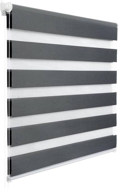 

Рулонные шторы Woltu Klemmfix Zachary, 105x130x2 см, темно-серый