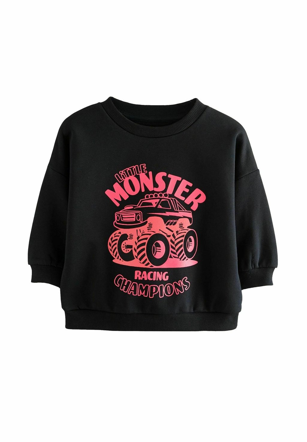 

Толстовка PRINTED CREW NECK Next, черный