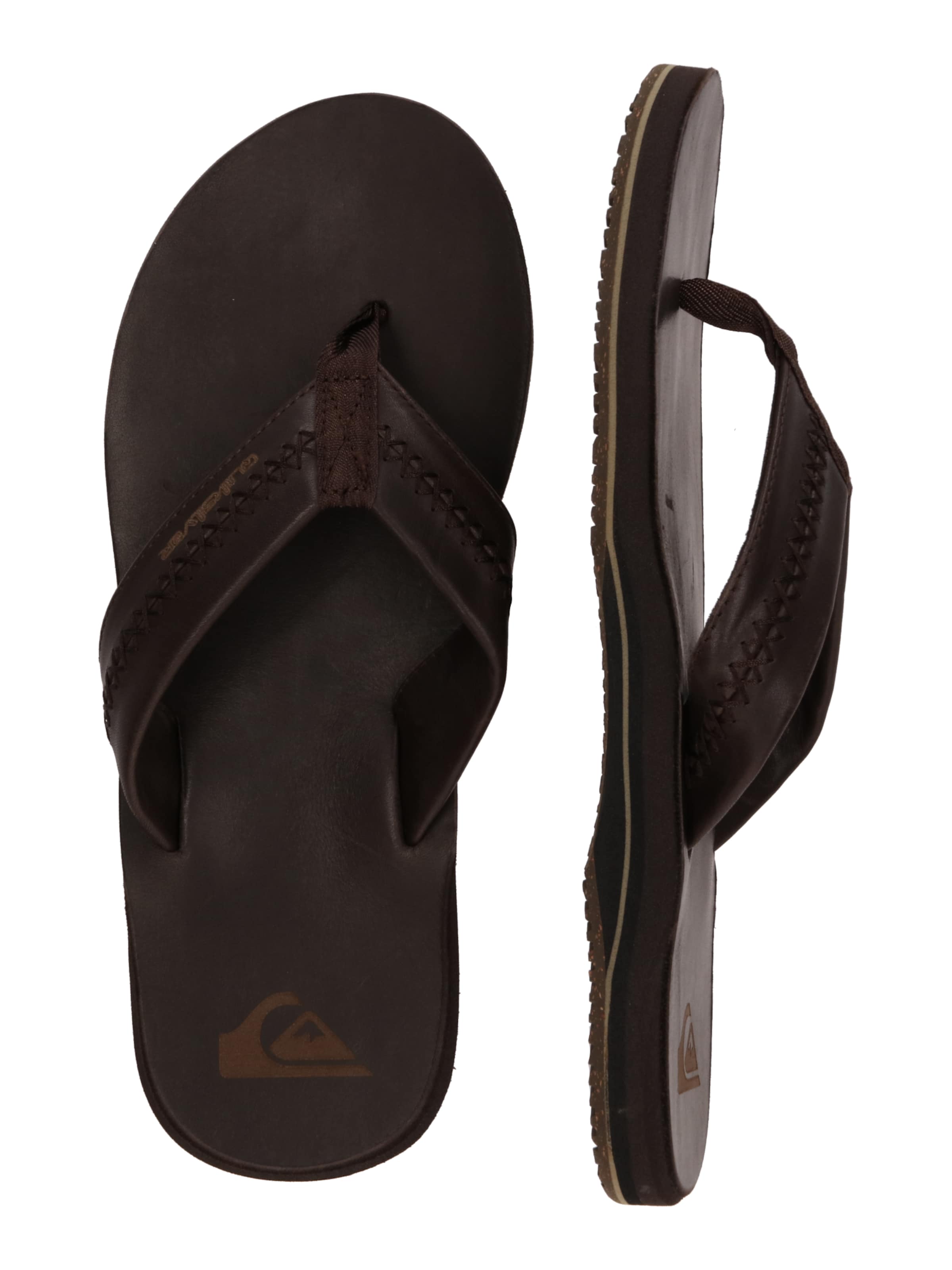 QUIKSILVER Сандалии T-Bar 'Carver Natural II' в темно-коричневом цвете — фото 2