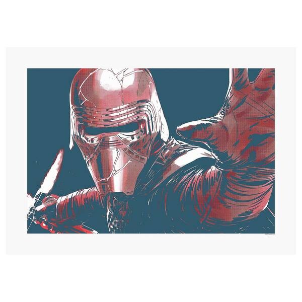 

Фреска Komar Star Wars Faces Kylo цвет rot/schwarz