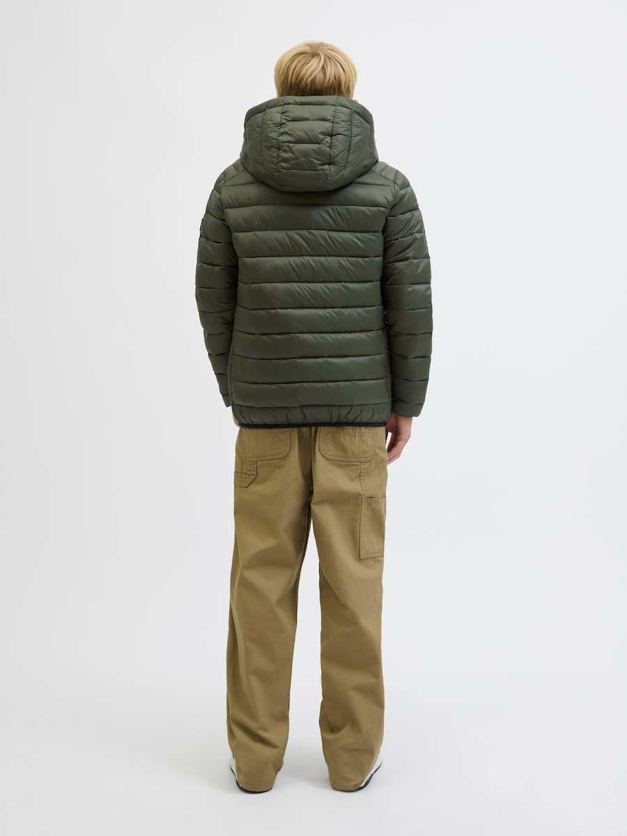 Зимняя куртка Jack & Jones Junior, темно-зеленый — фото 3