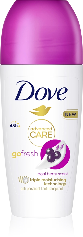

Роликовый антиперспирант Advanced Care Go Fresh, 48 часов. Dove, acai berry 50 мл