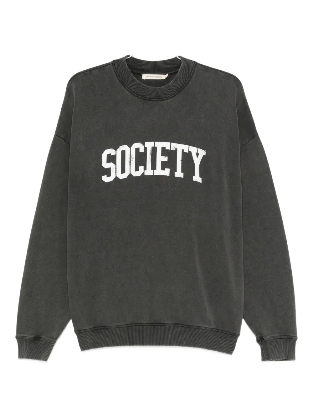 

Свитшот с логотипом THE NEW SOCIETY, серый