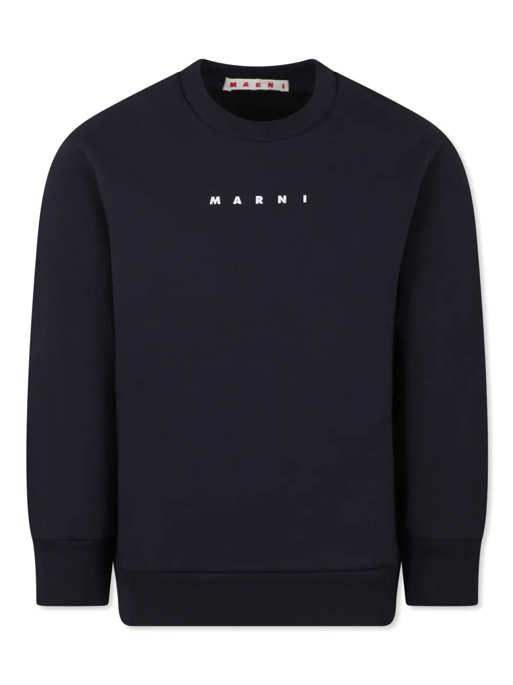

Толстовка с логотипом Marni Kids, синий
