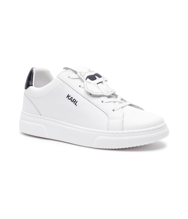 

Кожаные кроссовки Karl Lagerfeld Kids, белый