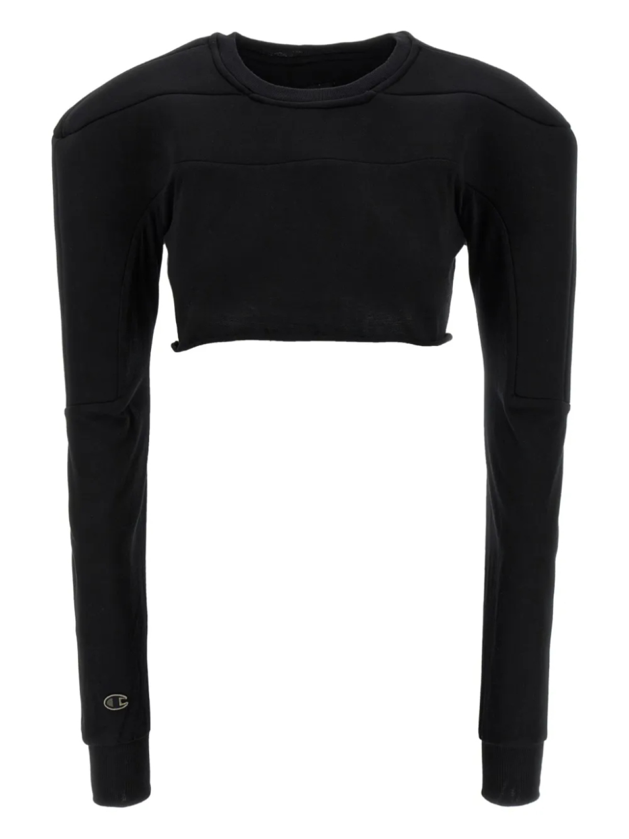 

Свитер из хлопка с поясом Rick Owens x Champion, черный