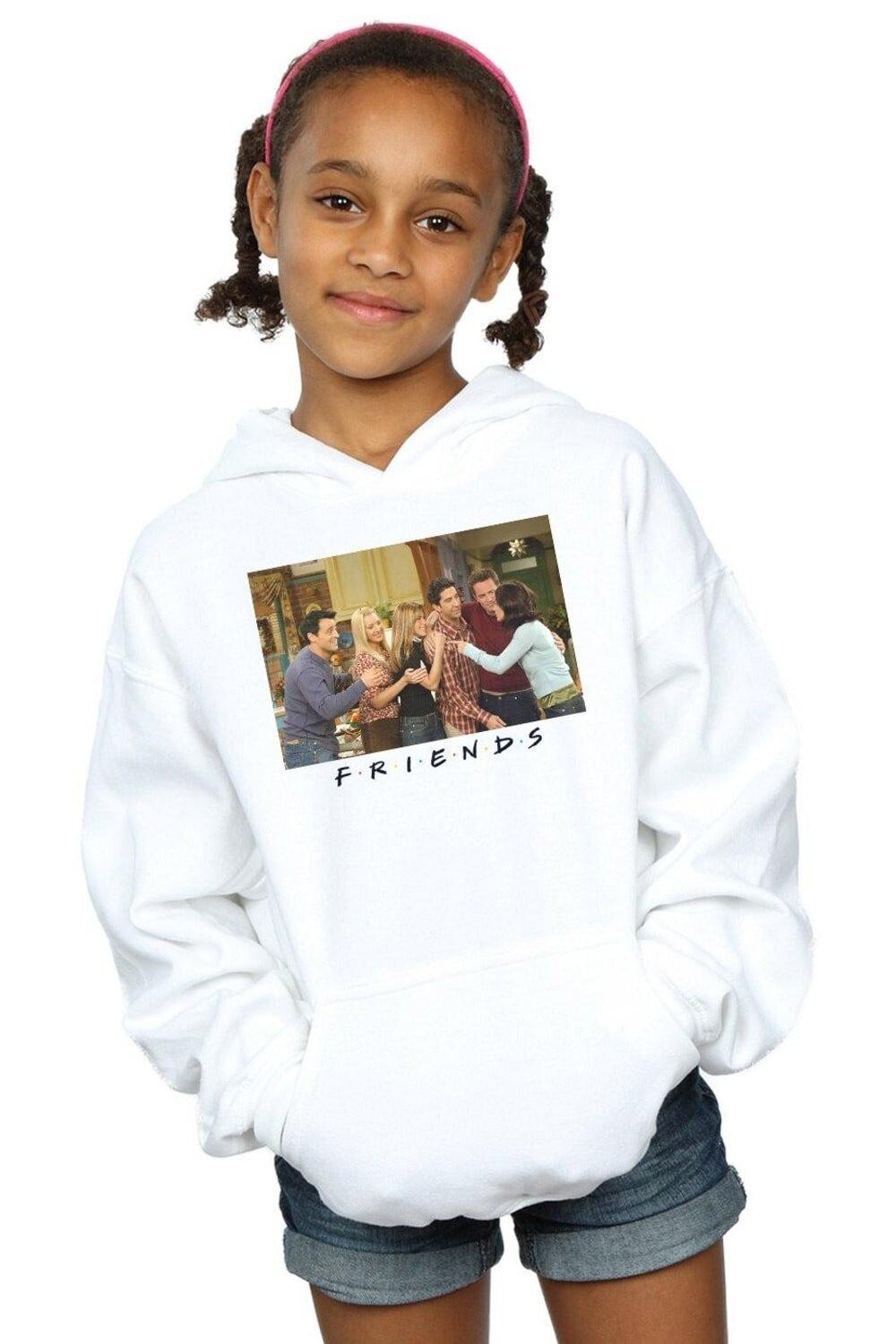 

Толстовка с капюшоном Friends, белый