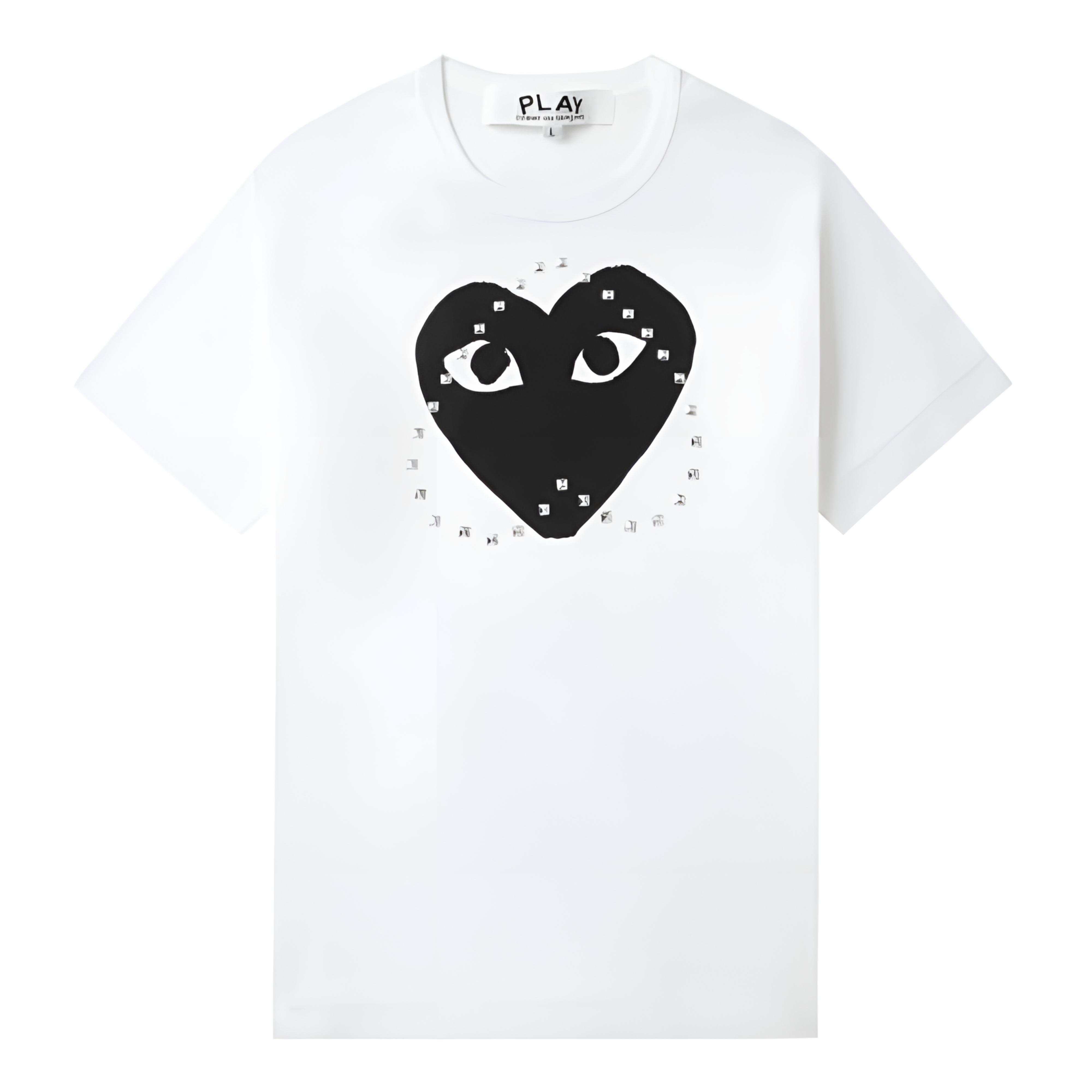

Cdg Play Футболки унисекс, черные, с круглым вырезом, умеренно прямой крой, Черный, Cdg Play Футболки унисекс, черные, с круглым вырезом, умеренно прямой крой
