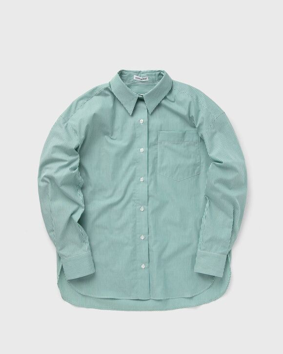 

Топ Designers, Remix Hayden Oversized Shirt, цвет apple green/white stripes