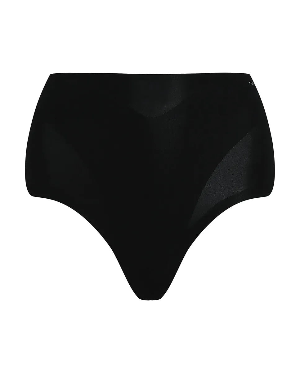 Утягивающие трусики STAY PUT MESH с высокой талией Calvin Klein, черный — фото 3
