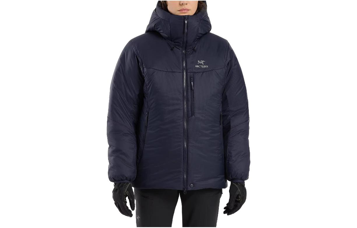 Куртка пуховик женская сине-черная Arcteryx, Black Sapphires/Black Sapphire — фото 2