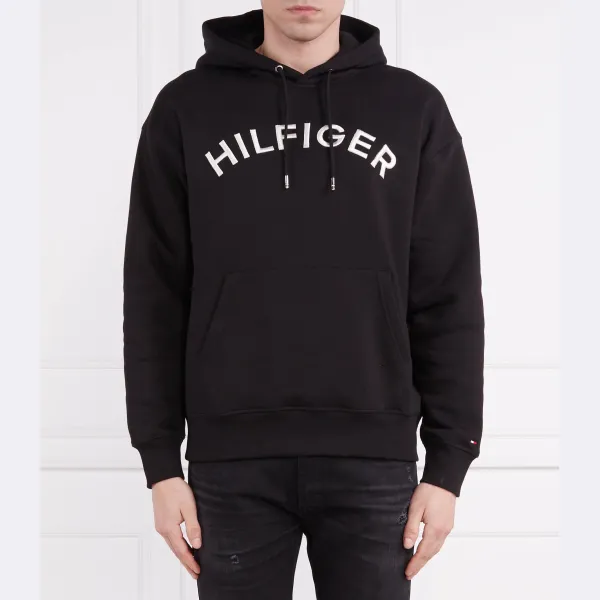 

Hilfiger арочная толстовка стандартного кроя Tommy Hilfiger, черный