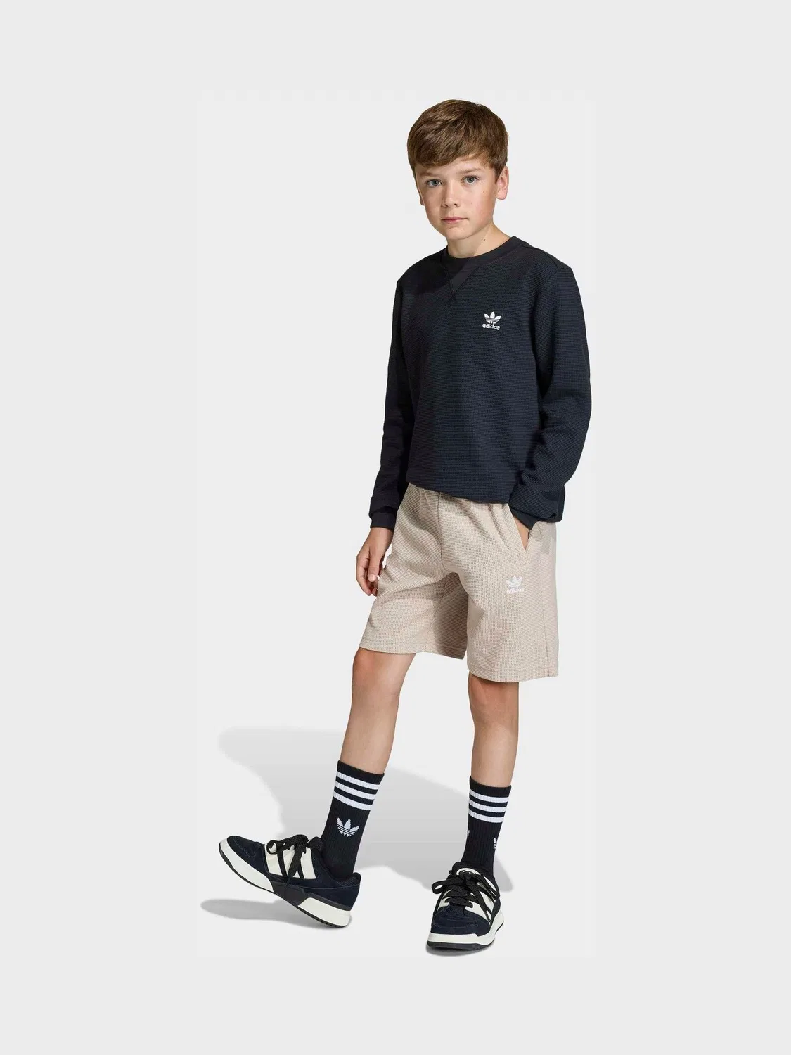 Шорты повседневные Waffle Shorts, adidas Originals, нейтральный — фото 3