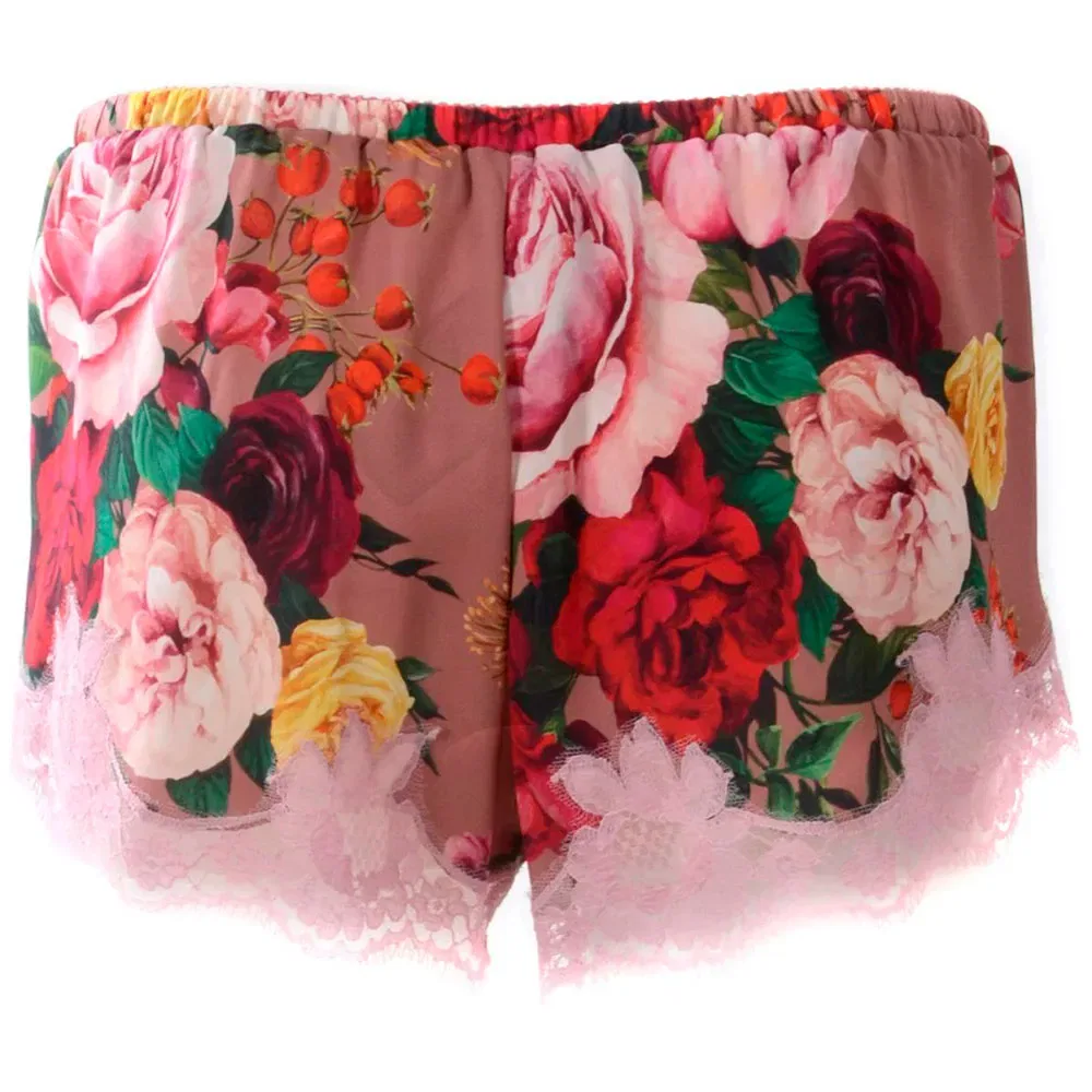 Женские шорты с цветочным принтом 740337 Dolce & gabbana, Pink — фото 2
