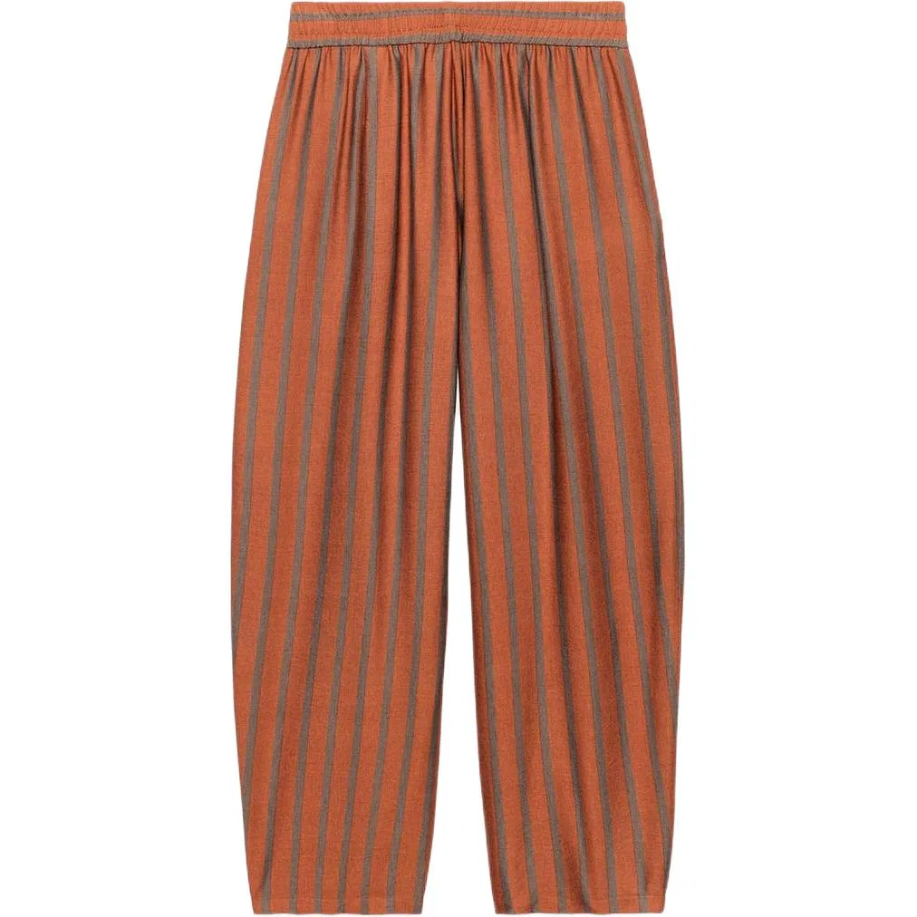 Женские повседневные брюки Dark Orange ZARA, Темно-оранжевый — фото 3