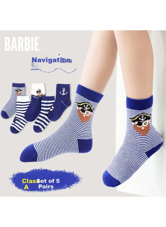 Носки детские короткие хлопковые с длинным рукавом Barbie