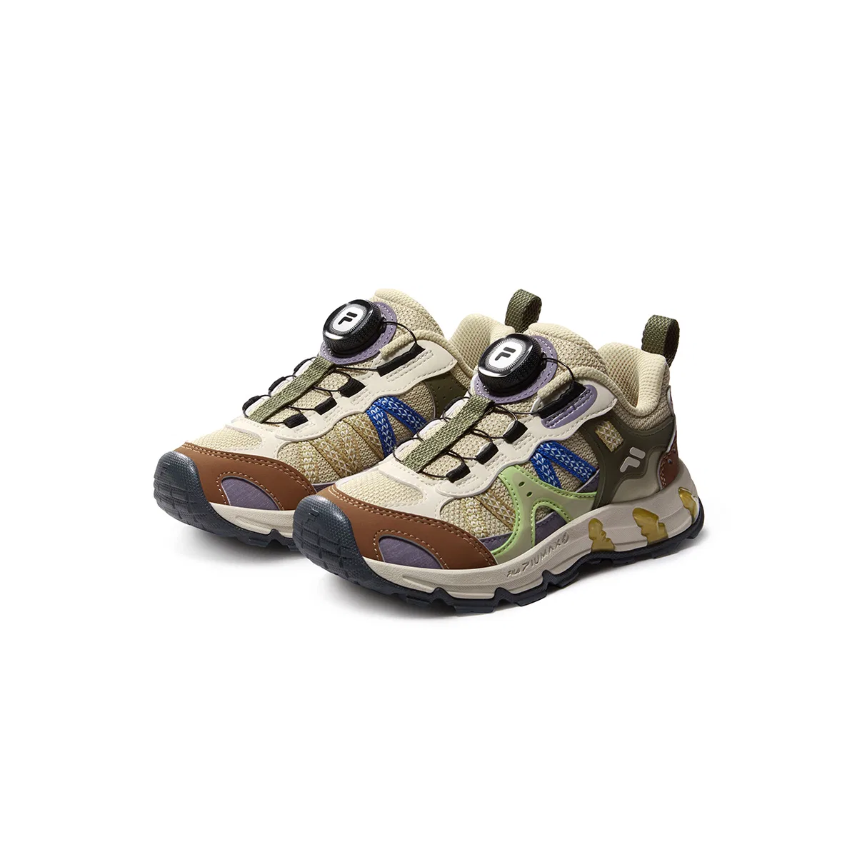 Детские кроссовки для активного отдыха FILA KIDS, Wheat Brown/Mocha Brown — фото 4