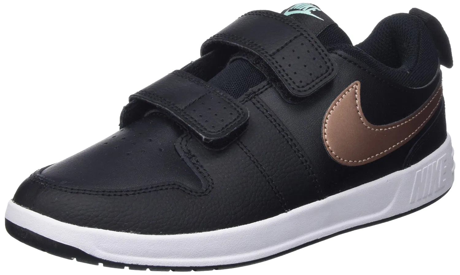 Детские кроссовки для мальчиков NIKE Pico 5 NIKE, Black Metallic Red Bronze Mint Foam
