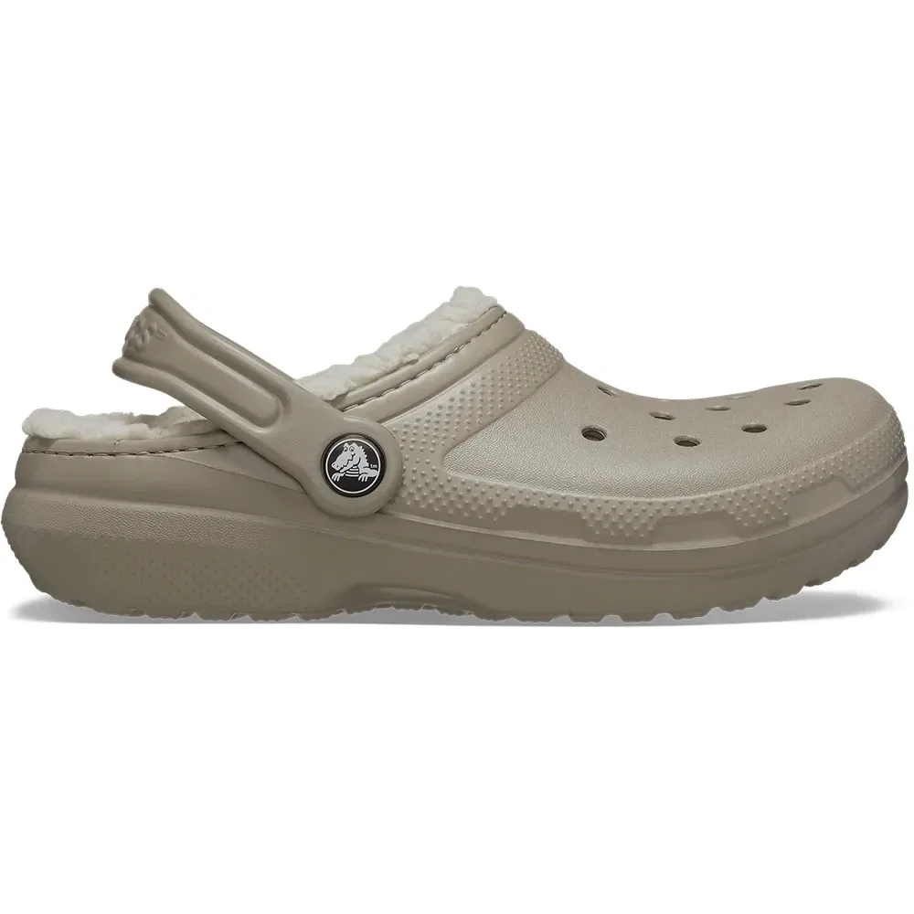 Сабо Crocs Classic Lined, бежевый — фото 3