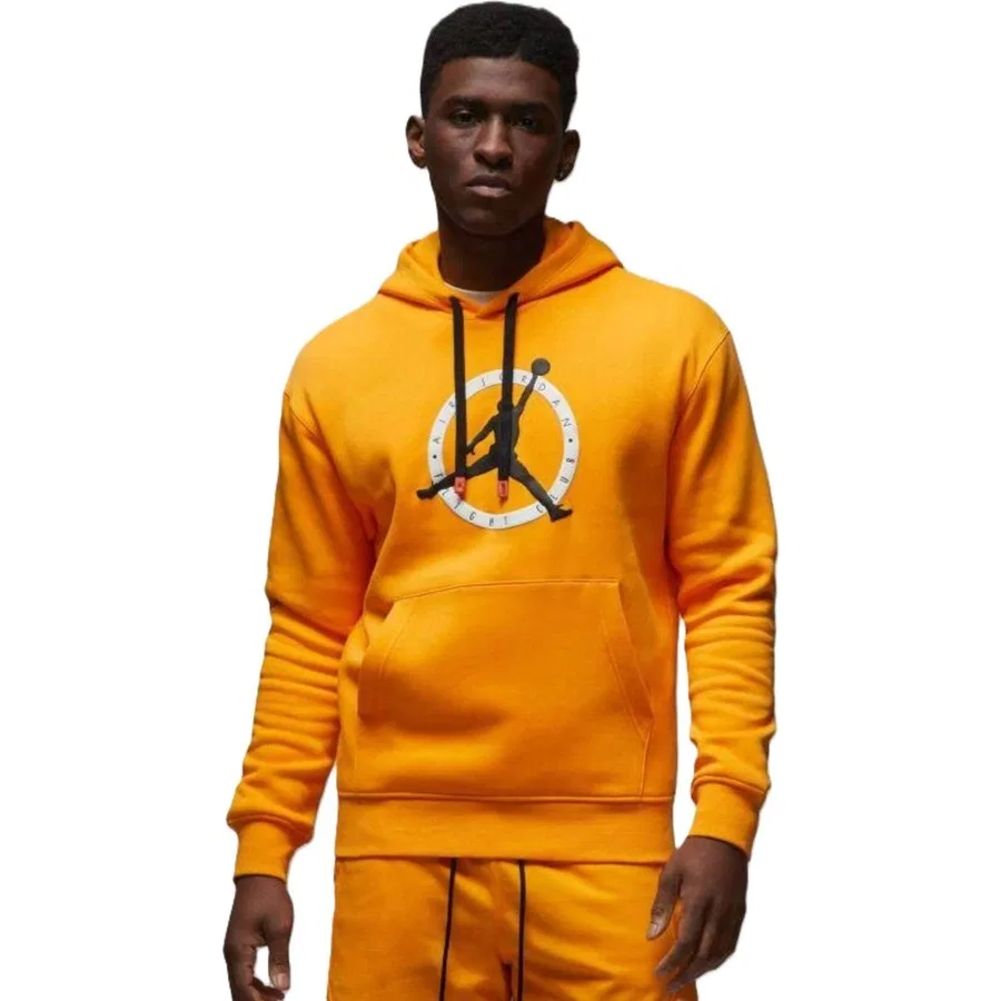 Свитшот-худи с графическим принтом Jordan Flight MVP Graphic Fleece Pullover Hoodie Nike, Оранжевый