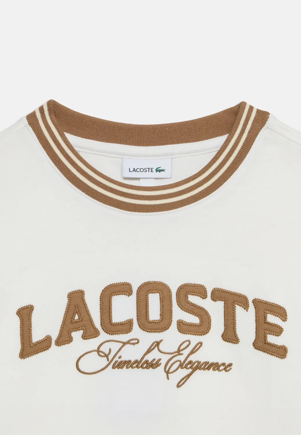Футболка - футболка с принтом Lacoste, Farine — фото 3