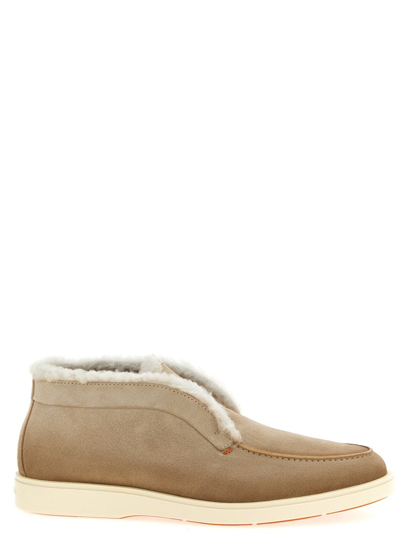 

"Дракон" ботинки до щиколотки Santoni, Neutrals