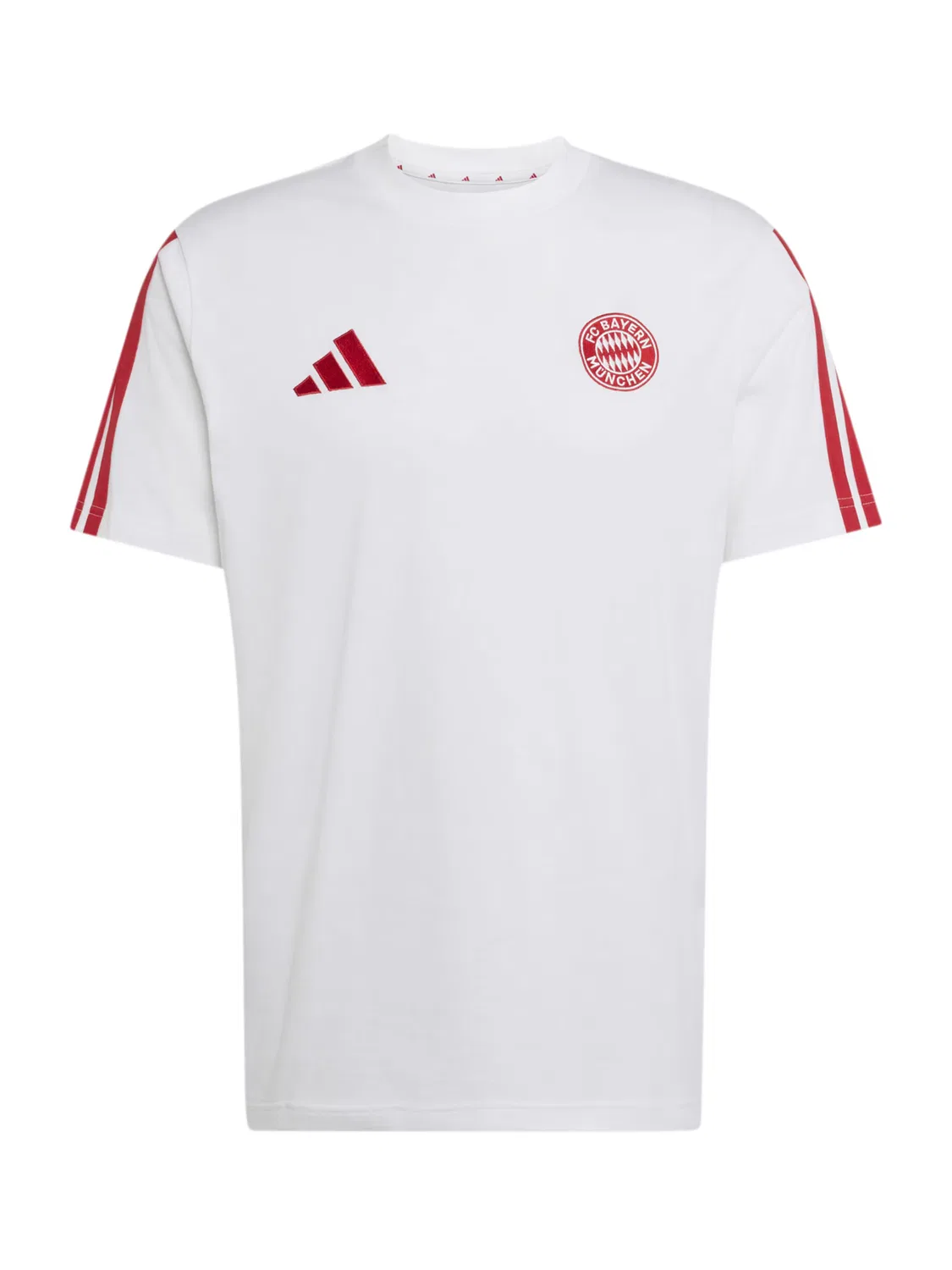 Футболка Adidas Performance Shirt FCB DNA белого цвета