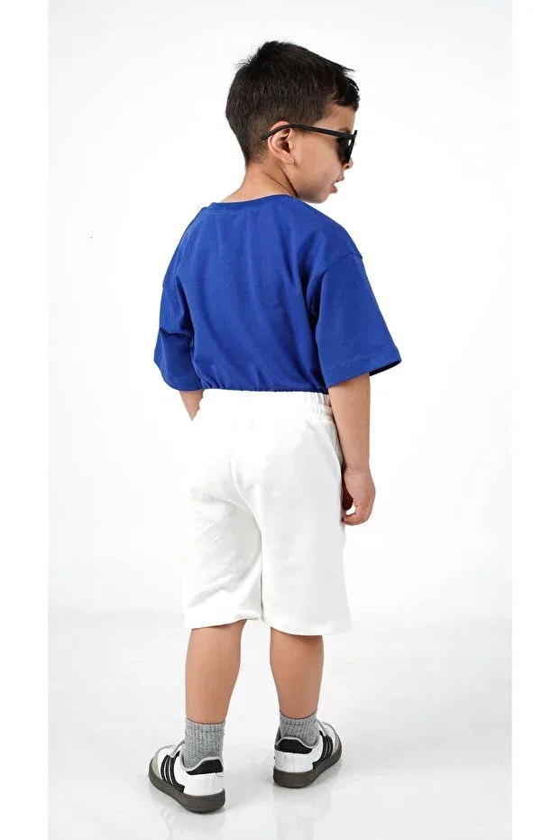 Детские шорты для девочек хлопковые Basics C.C.L. Coccolin Kids Baby Clup, White — фото 3
