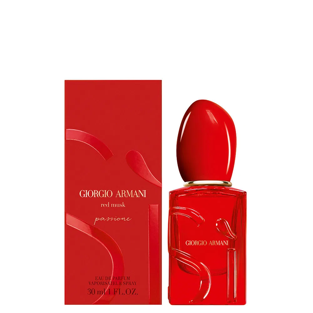 Парфюмерная вода 30 мл с ароматом цветов и фруктов Si Passione Red Musk Giorgio Armani — фото 2