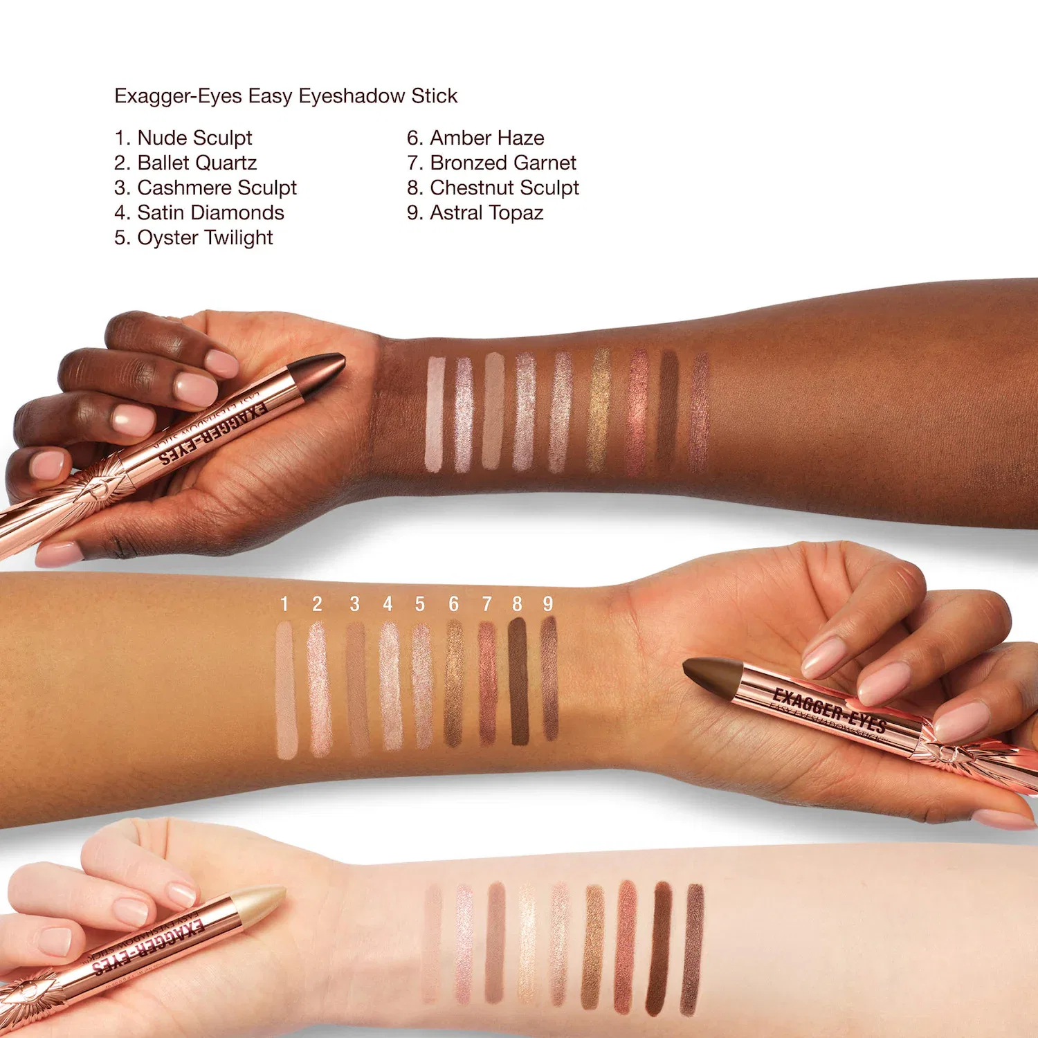 Тени для век водостойкие 1.6 г кремовые Charlotte Tilbury, Oyster Twilight — фото 4