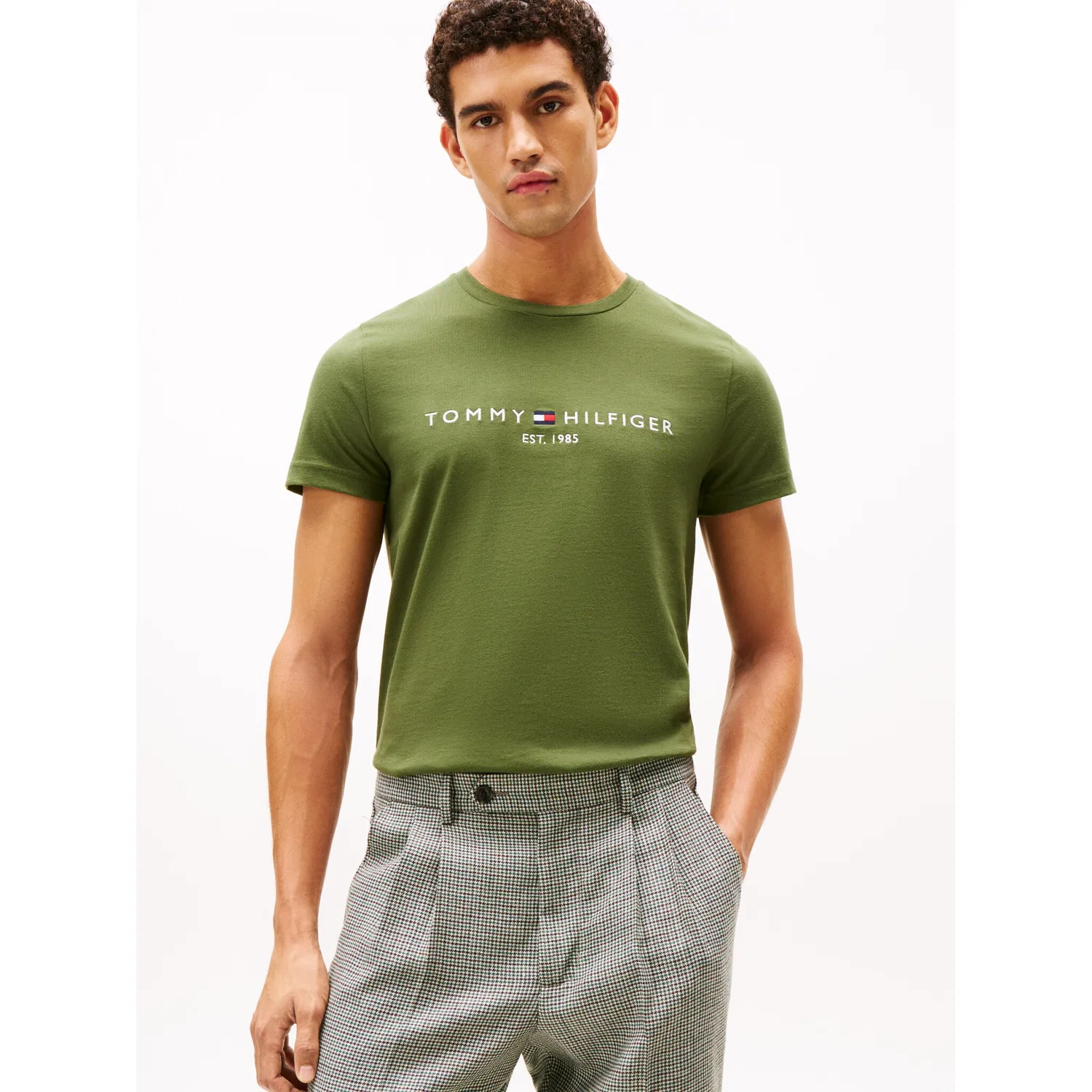 Мужская хлопковая футболка Tommy Hilfiger, Mountain Pine