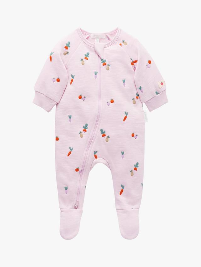 

Детский комбинезон из хлопкового флиса Pureaby Purebaby, Winter Fruits