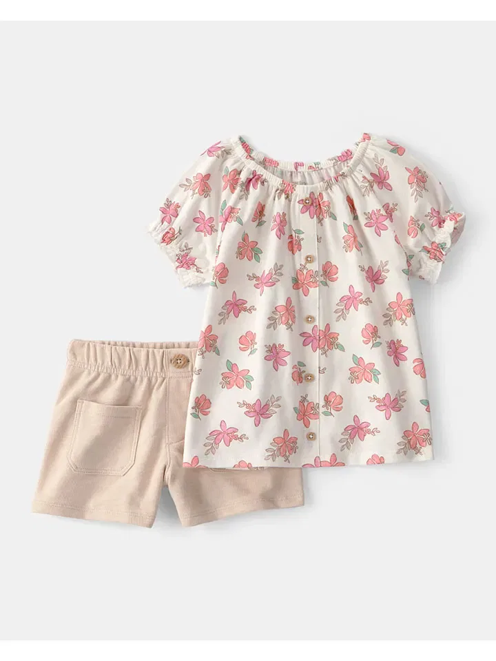 Комплект одежды с принтом Carter'S, кремовый