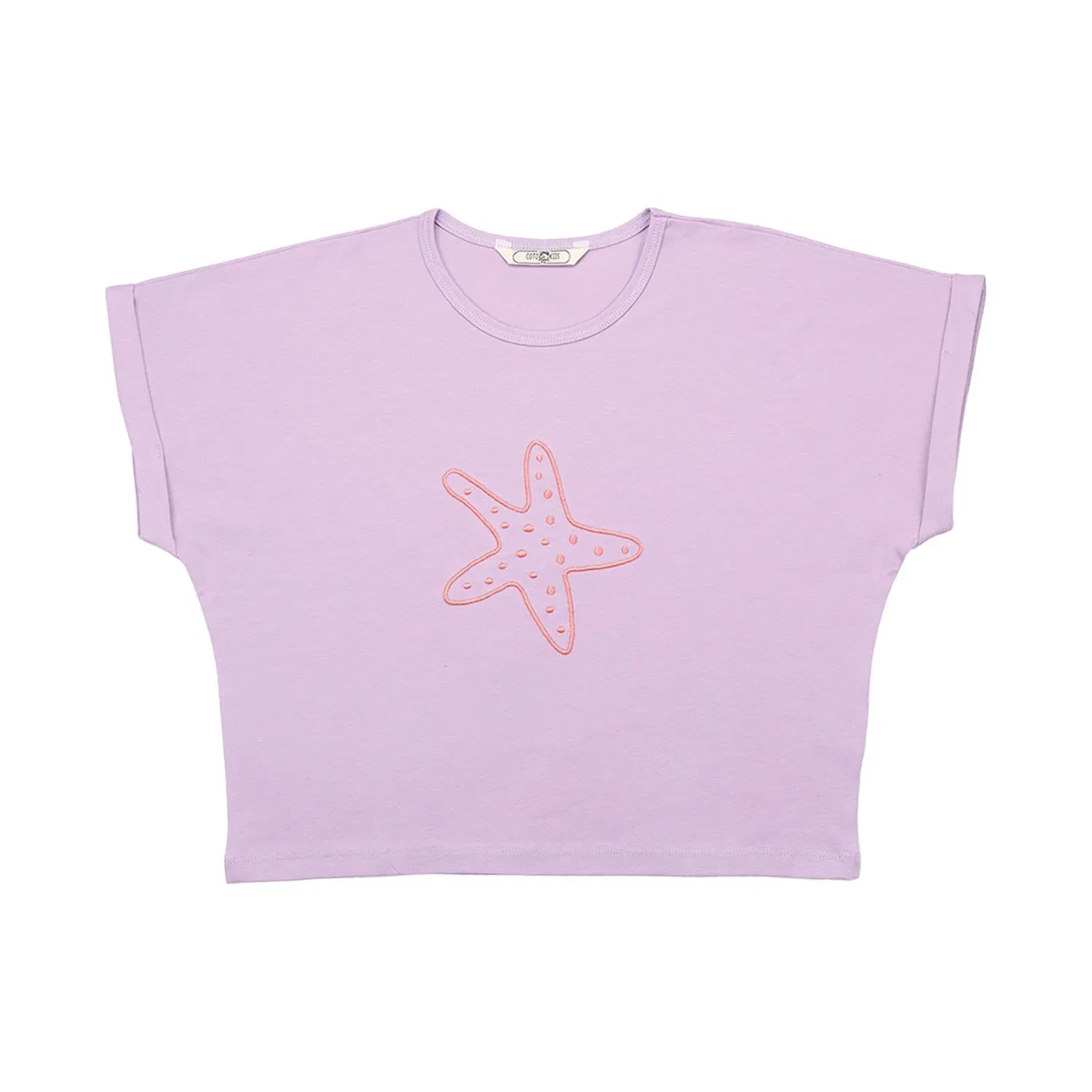 Футболка с принтом ракушки 16-T-Shirt Walkiddy — фото 4