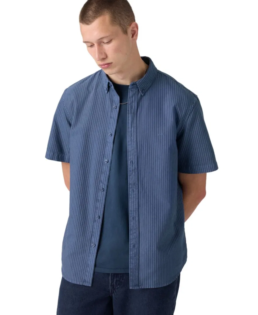 Рубашка с коротким рукавом и воротником на пуговицах Levi's, Indigo — фото 2