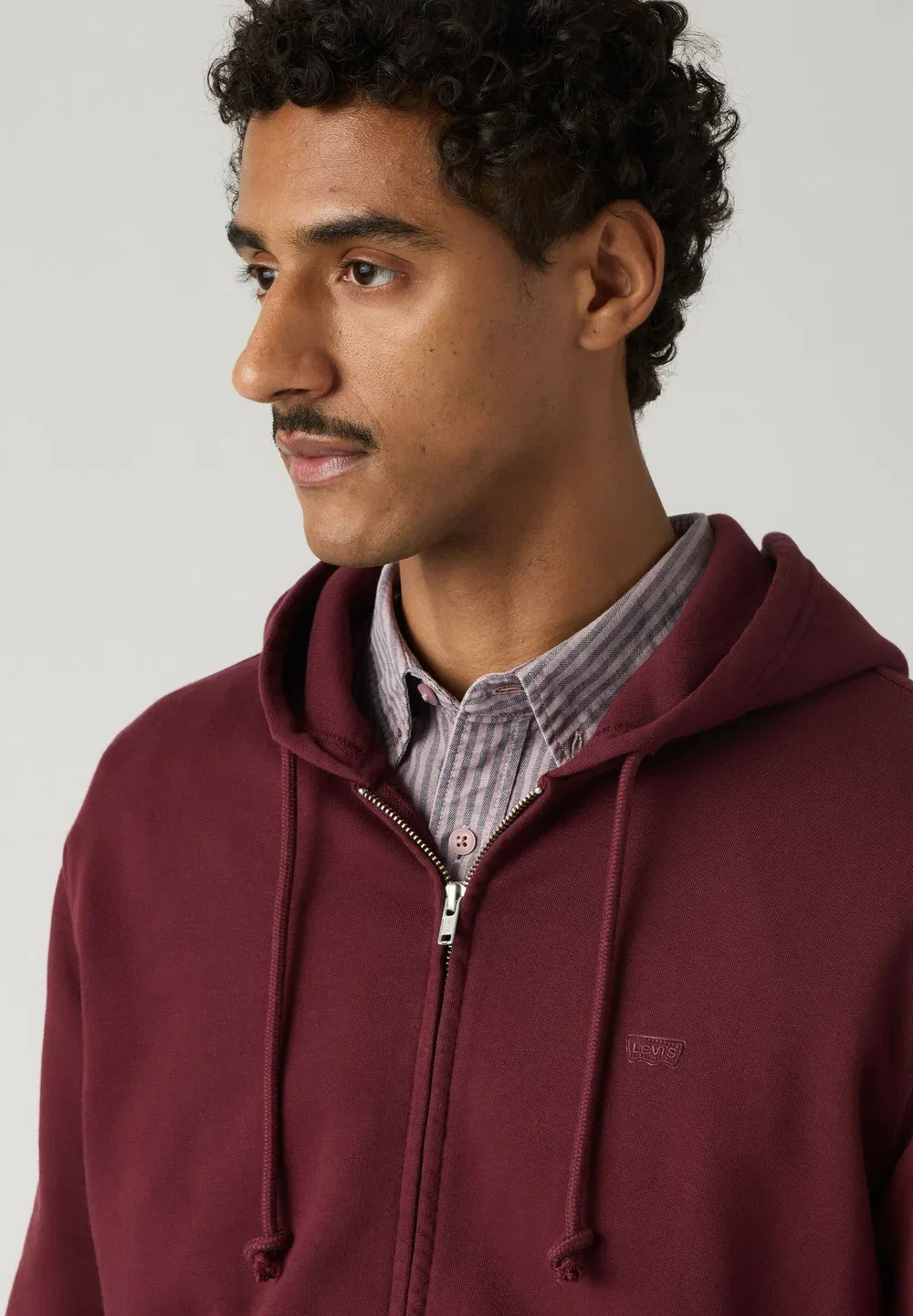 Толстовка на молнии Levi'S, Fog - Purples — фото 3