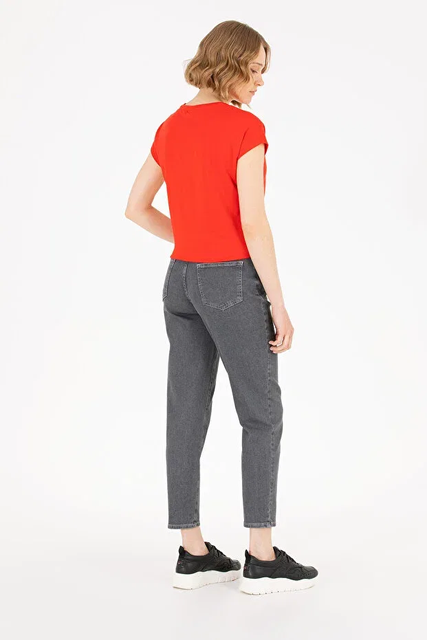 Женские прямые джинсовые брюки Mom Fit U.S. Polo Assn., 7488 — фото 4