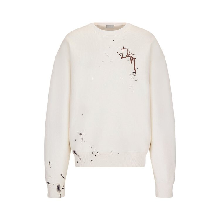

Толстовка Dior x Cactus Jack Oversized Sweatshirt 'White', белый