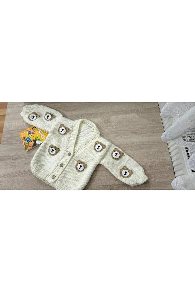 Детский кардиган с принтом Hobilanka, Nude Color