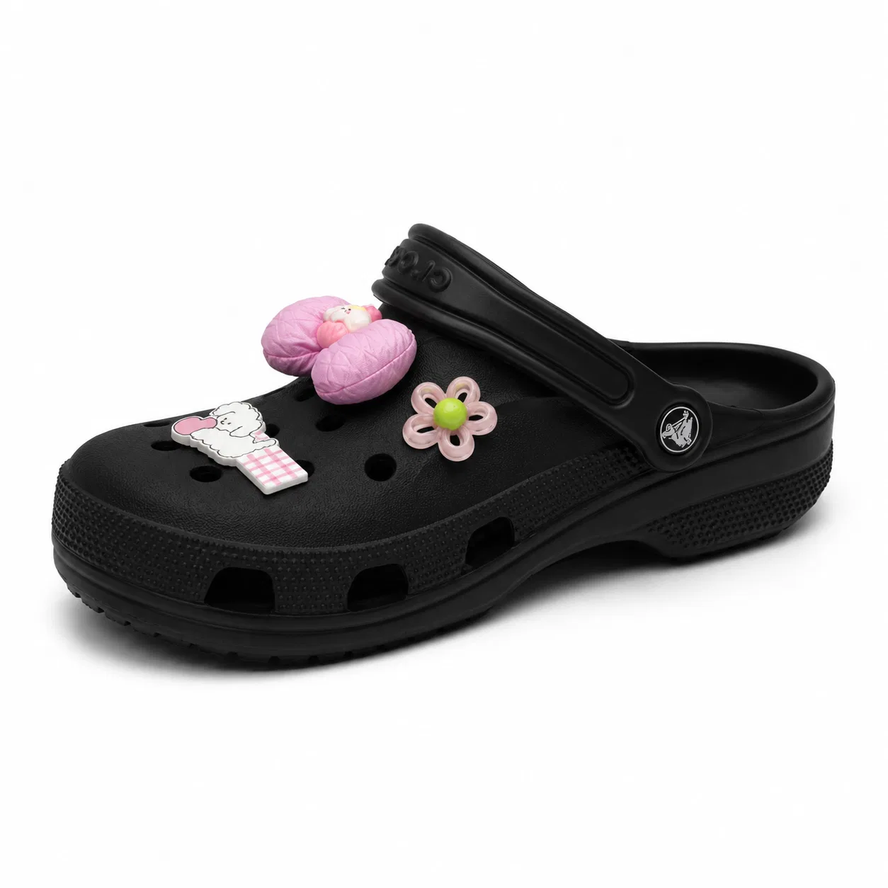 Детские сабо-клоги из EVA Pink Island Puppy Crocs, Цвет: Pink Island Puppy (Gift Bag) — фото 4