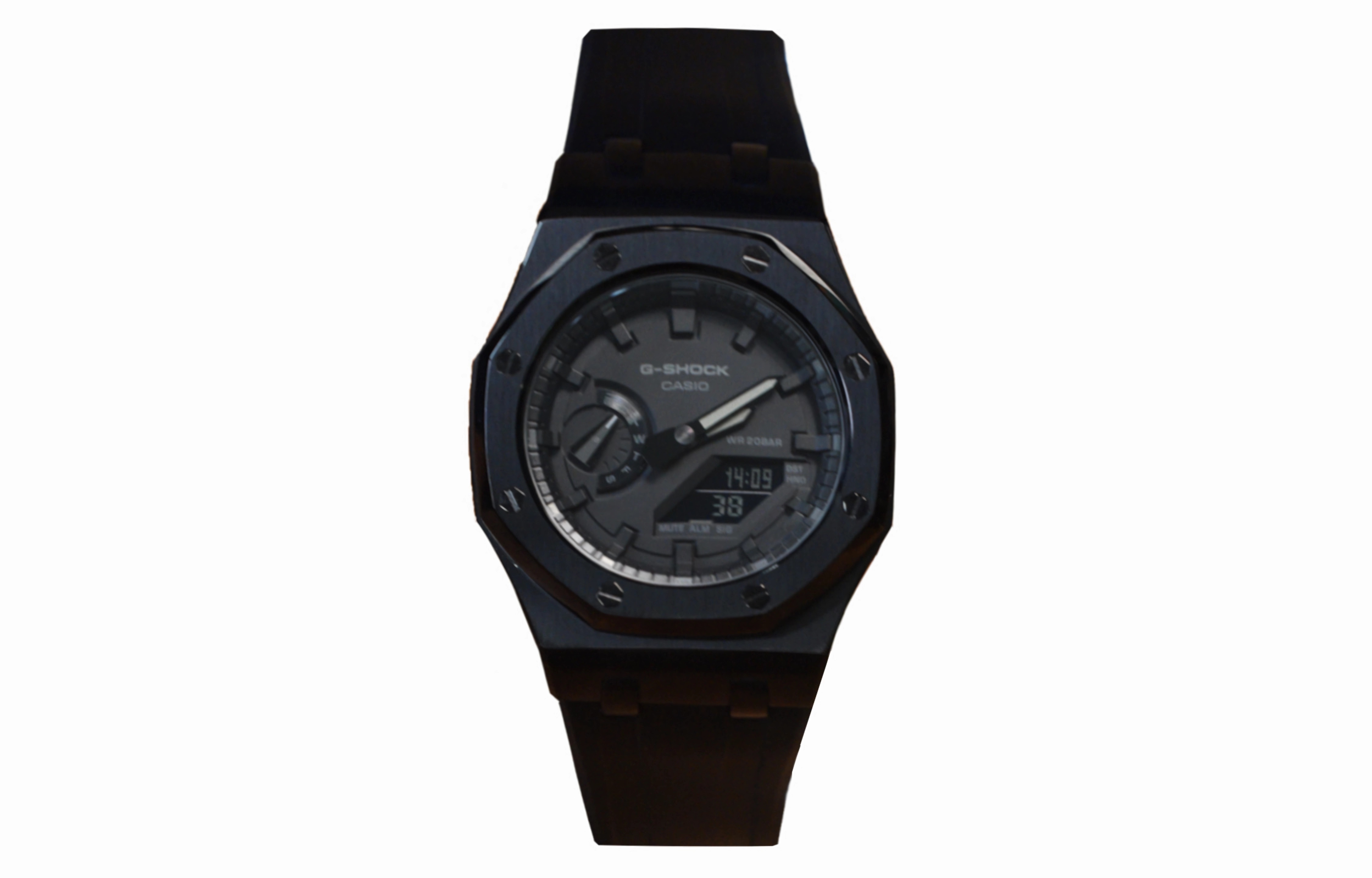

Мужские часы CASIO Liquid Crystal/Analog Dual Display Series 44 мм черные