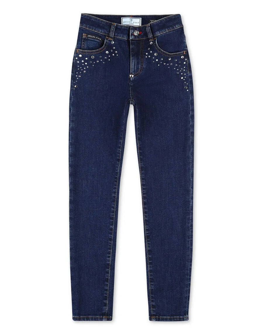Джинсы Philipp Plein Regular, темно-синие