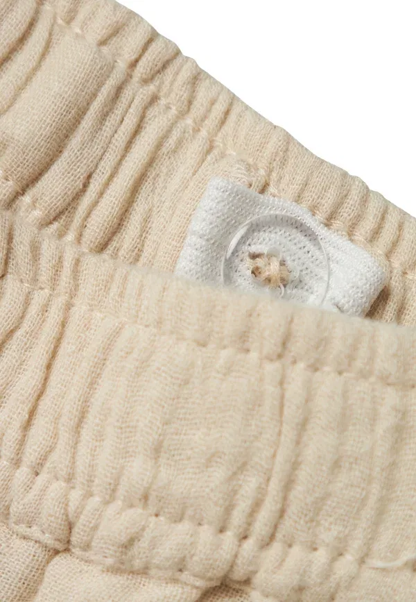 Брюки хлопковые Hose hefin sweathose - trousers Name It, beige, бежевый — фото 3