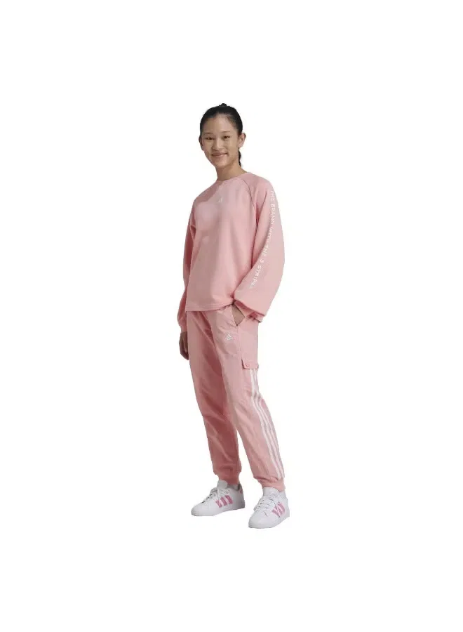 Штаны карго с карманами Jg Jam Adidas, розовый — фото 3